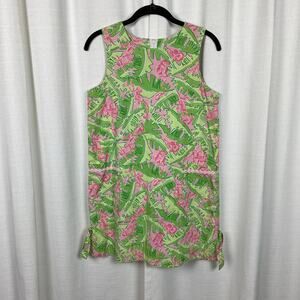 Lilly Pulitzer Vintage White Label Musical Monkeys Sleeveless Shift Dress Sz.14
